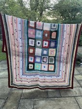 Vintage large granny square - vintage,