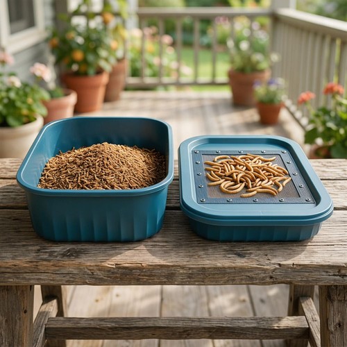 Mealworm breeding kit layer - mealworm, 3-layer