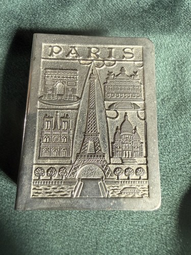 Vintage parisian matchbox - vintage,