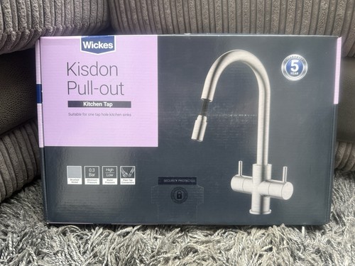 Wickes kisdon brushed - kisdon, nickel