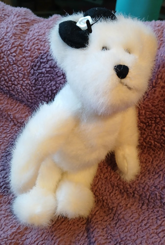Boyds teddy bear white - boyds,