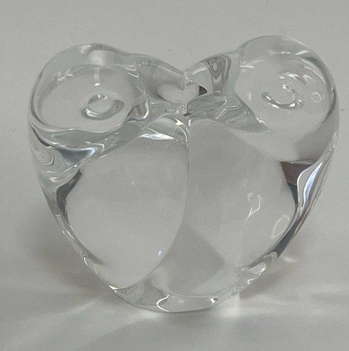 Steuben crystal lovebirds hand - crystal,