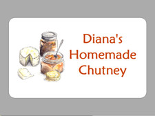 Chutney Stickers Jam Pot