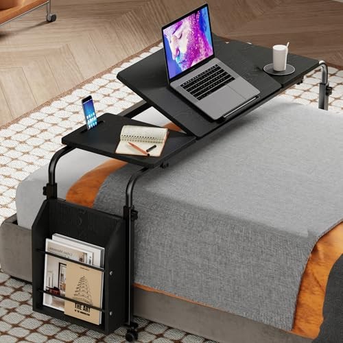 Overbed table with - with, wheels