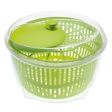 Large Salad Spinner Vegetable Veg Leaf Dryer Drainer Colander Plastic Bowl