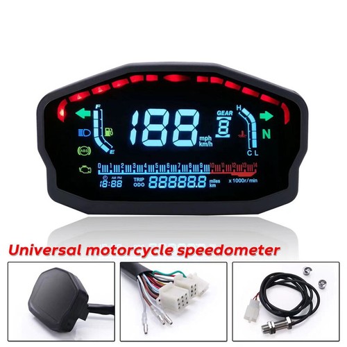 Motorcycle led lcd speedometer - motorcycle,