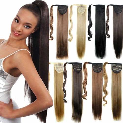 Real long clip - real, ponytail