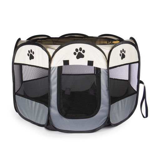 Portable pet playpen pop - playpen, up