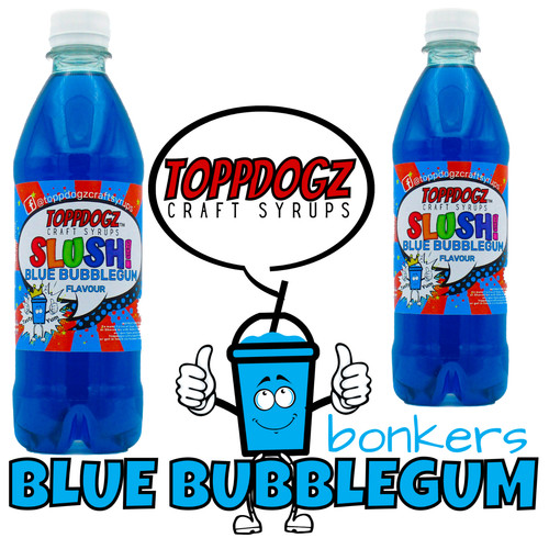Slush puppy machine syrup blue - syrup,