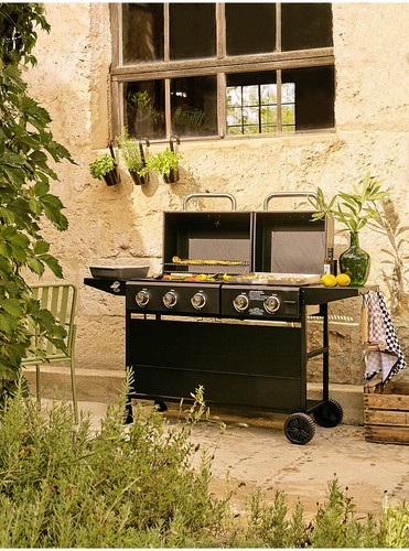 Black uniflame combo burner - black,