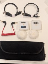 RODE Wireless GO 1 x microphone + 1 x receiver, cables, mic covers + case
