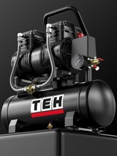 10L Portable Air Compressor Oil-Free Low Noise 1300W 7 Bar 190L/min 100% Copper