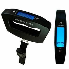 50kg Digital Luggage Scale Portable Weighing Weight Suitcase Travel Scale Strap