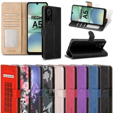For Xiaomi Redmi A5 Case, Leather Wallet RFID Flip Stand Shockproof Phone Cover