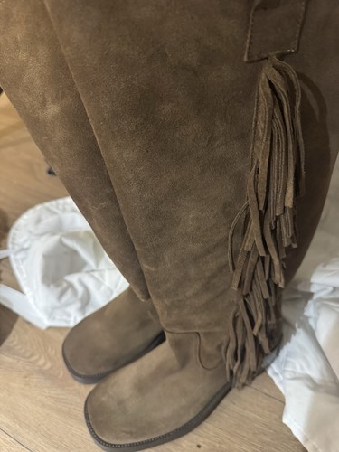 Steve madden suede fringe - suede,