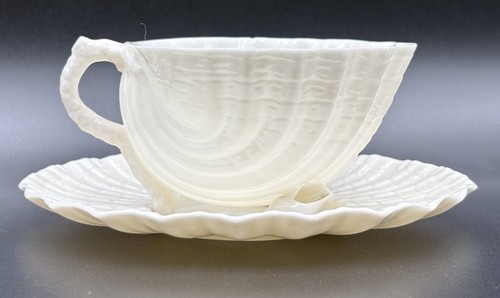Antique belleek neptune tea - belleek,