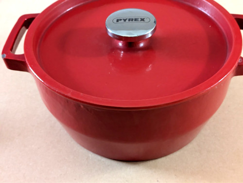 Pyrex cast iron enamel - pyrex,