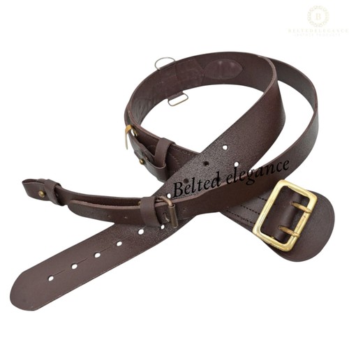 Sam browne belt - belt, genuine