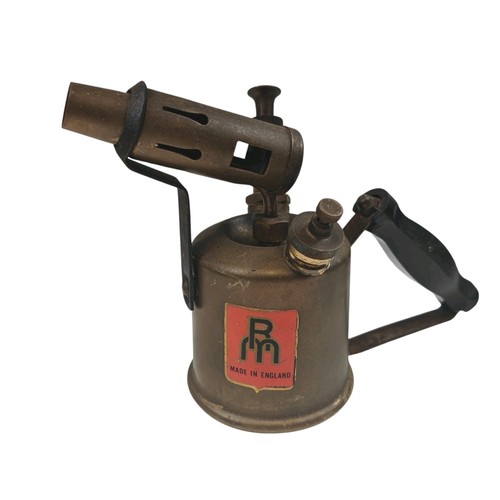 Brass blow lamp - rm,