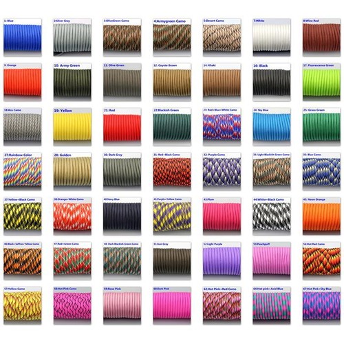 10ft 100ft 550 paracord - 10ft-100ft,