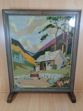 Vintage Wooden Fire Guard