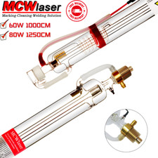 MCWlaser 60W 100cm 90W 1250cm Laser Tube For CO2 Laser Engraving Cutting Machine