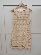 Lovely Rene Derhy Circle Textured Dress Size M