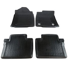 Genuine Toyota Rubber Floor Mats with Logo 4x Hilux Extra Cab 15-20 PW2100K013