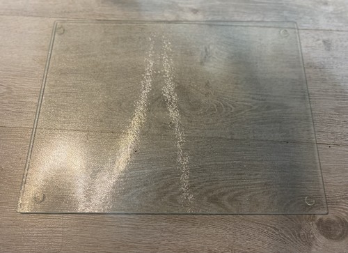 Glass table place mats - table,