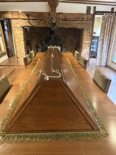 Oak canopy snooker - canopy,