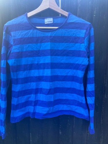 Marimekko blue striped long