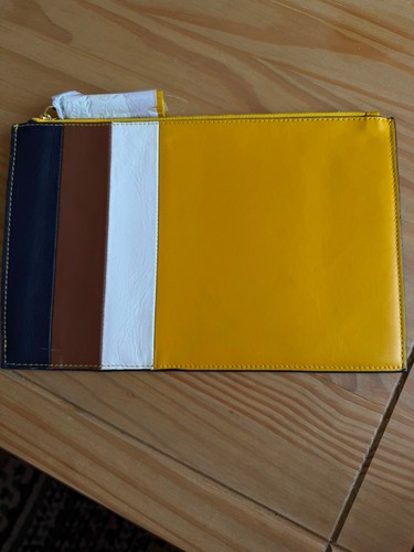 Oden large leather - leather, rainbow