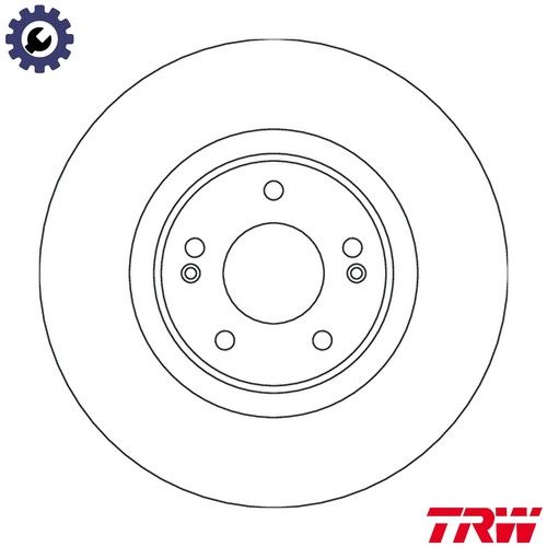Brake disc df4632s - brake,