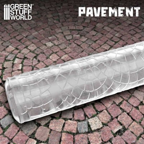 Rolling pin pavement texture - rolling,