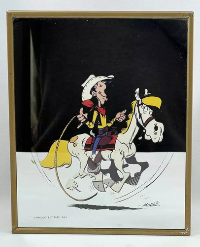 Lucky luke printed mirror - -,