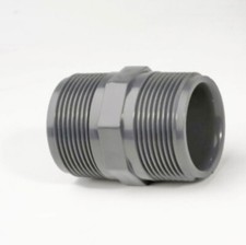PVC Nipple Threaded Hexagon