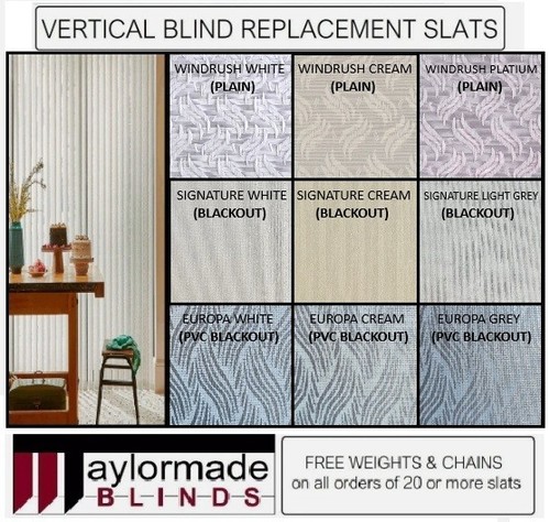 Replacement vertical blind - replacement,