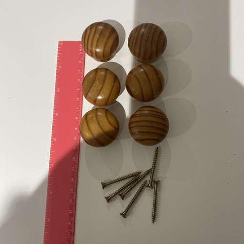 Set pine drawer knob - pine,