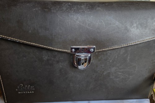 Leica brown leather - leica,