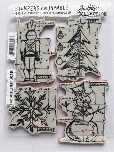 Tim holtz christmas blueprint - tim,