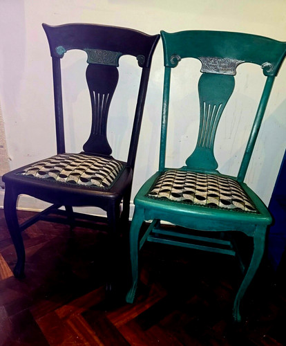 Pair antique queen anne - pair,