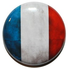 1" (25mm) French Flag Button