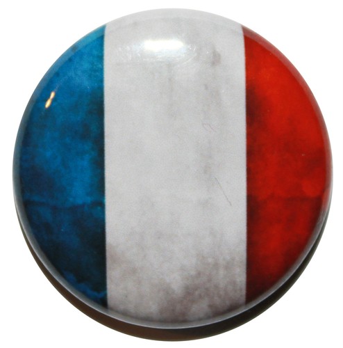 French flag button - french,