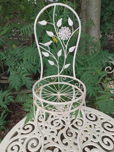 Vintage ornate wrought iron - wrought,