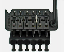 Genuine Floyd Rose Original Series Tremolo Bridge BLACK & Brass Block & Bar