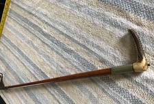 Bone Handle vintage hunting crop/ Whip 29" Long Very Good Condition