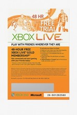 48 Hour Free Xbox Live Gold