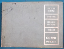 POCLAIN GC-120 EXCAVATOR PARTS MANUAL BOOK CATALOG