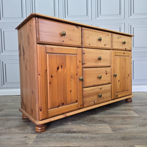 Vintage pine sideboard - pine,