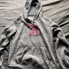 Hollister Grey And Pink Large